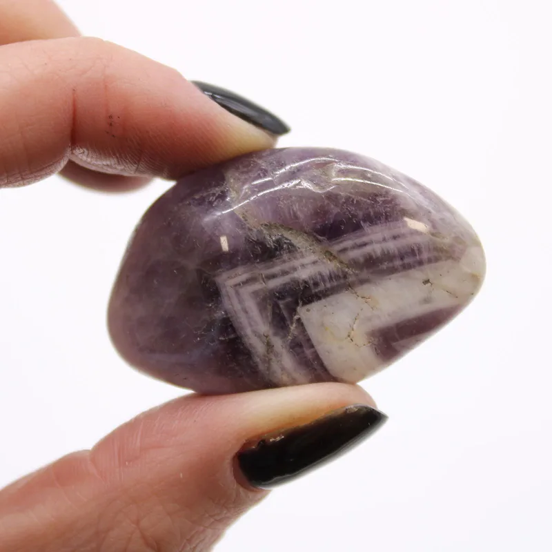 Bag of 12 Medium African Tumble Stones - Amethyst — foto 1