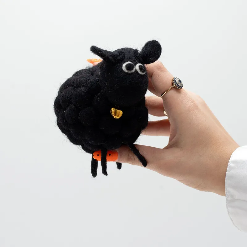 Little Felt Sheep - Nero — foto 1