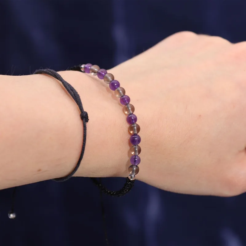 Zodiac Crystal Candela with Gemstone Bracelet Capricorn