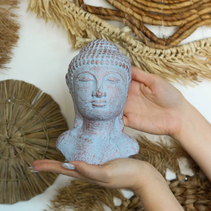 Tranquility Buddha Head Blu Copper — foto 3