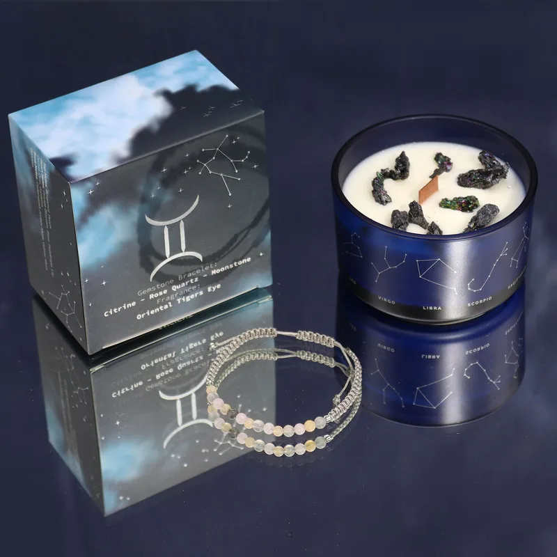 Zodiac Crystal Candela with Gemstone Bracelet Gemini — foto 5