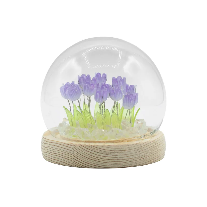 Floral Glow Garden Dome 20 Tulips LED USB — foto 5