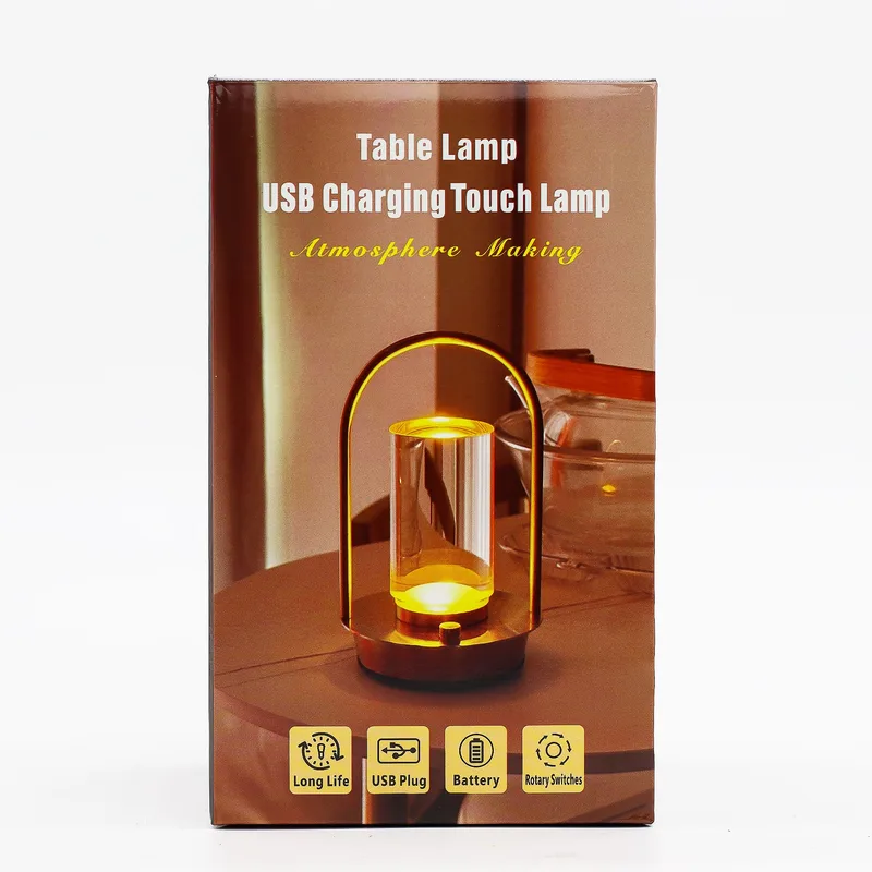 Touch Lamp Crystal Lantern USB Rechargable — foto 4