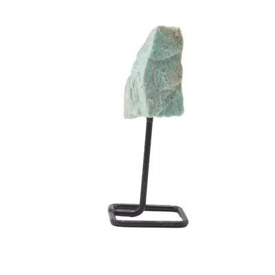 Mineral Specimen on Metal Stand - Amazonite — foto 1