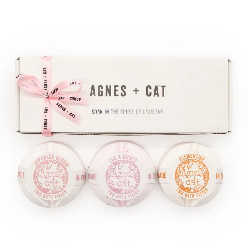 Agnes + Cat Floral & Citrus Bagno Fizzer Gift Set — foto 2
