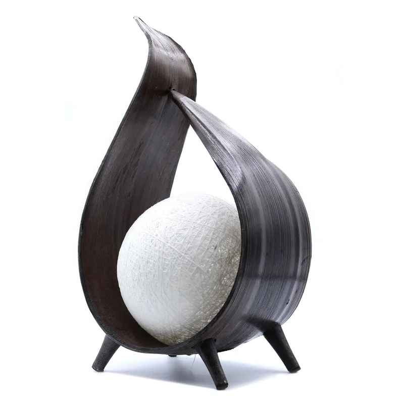 Naturale Coconut Lamp Chocolate Wrapover Twist