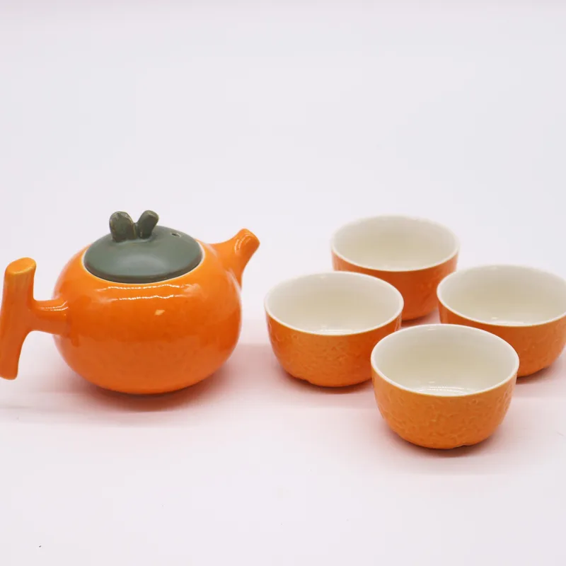 Herbal Arancia Teapot Set Pot & Four Cups — foto 2