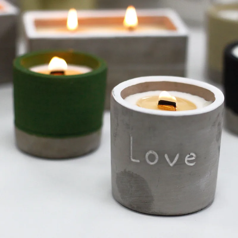 Med Concrete Soy Candela - Love - Purple Fig & Casis — foto 6