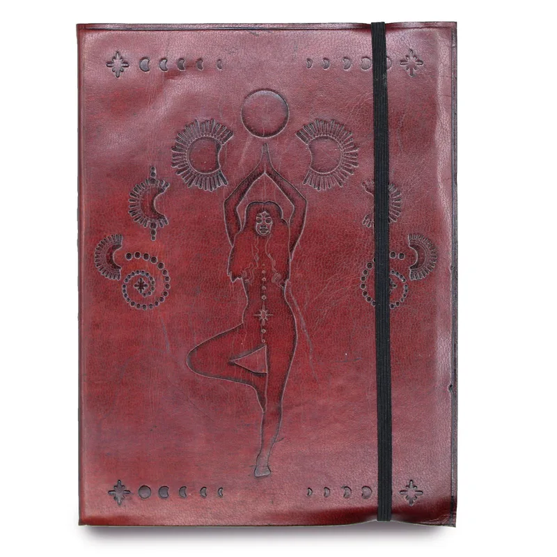 Medium Notebook with strap Cosmic Goddess
