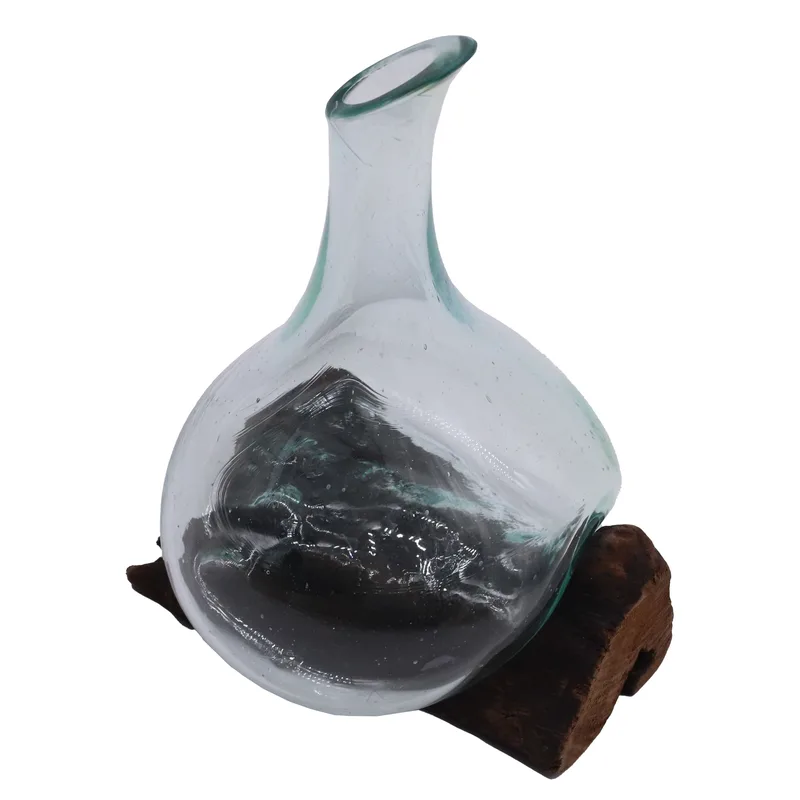 Molten Glass Mini Decanter on Legno 20cm — foto 2
