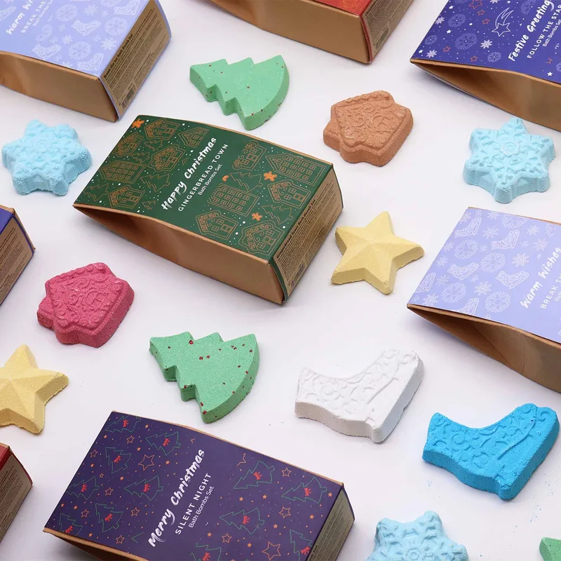 Gingerbread Town Christmas Bagno Bomba Gift Pack — foto 4
