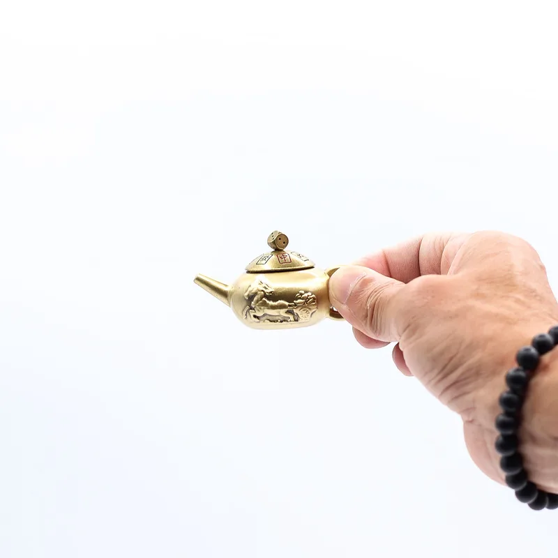 Feng Shui Fortune Lucky Teapot with Dice Spin — foto 4