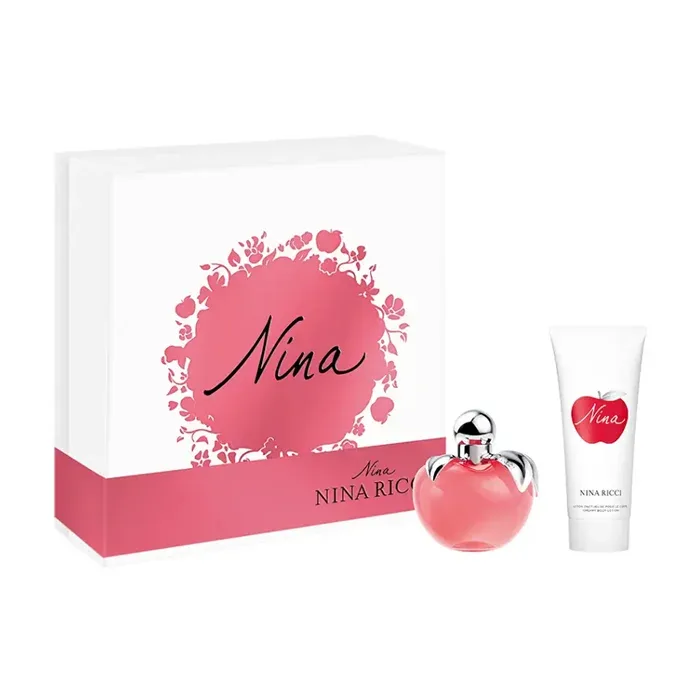 Nina Ricci Nina Eau De Toilette Spray 50ml Set 2 Parti