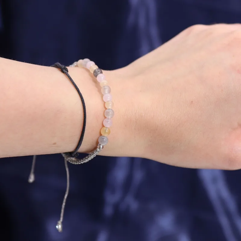 Zodiac Crystal Candela with Gemstone Bracelet Gemini