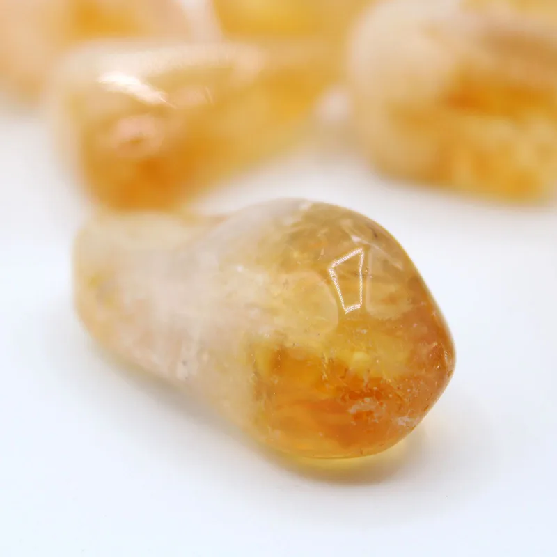 L Tumble Stone Citrine Brazil — foto 1