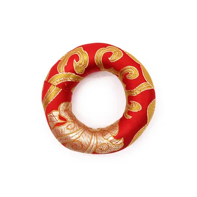 Cuscino a Cerchio 8cm (per Campanelli Tibetani da 10-12cm) - Rosso