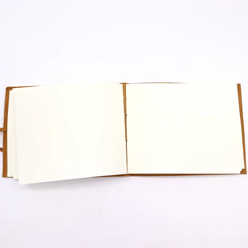 Leather Sketchbook Golden Albero 144 pages 18x23cm — foto 2