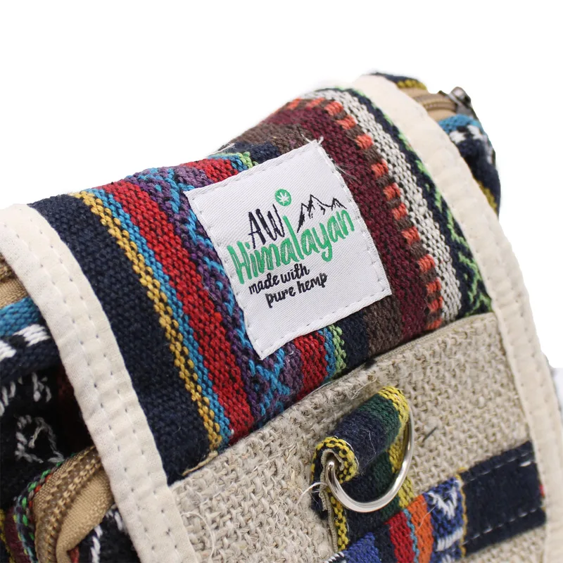 Body-Cross Naturale Hemp & Jhari Travel Bag — foto 3