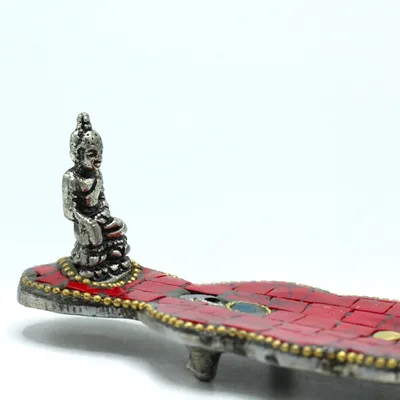 Buddha Long Dagger Tibetan Incenso Porta — foto 2