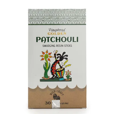 30g Golden Patchouli Smudging Resin Sticks (6s) — foto 1