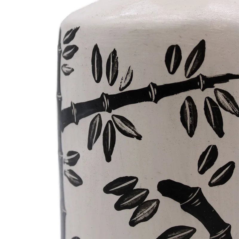 Bamboo Motif Straight Vase Naturale — foto 4