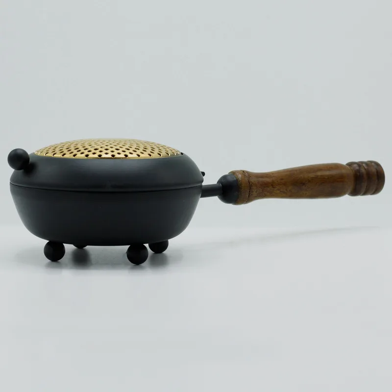 Large Iron Censer Incenso Bruciatore - Oro detail — foto 2
