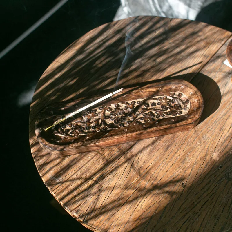 Large Incenso Tray 30x10cm Fiore Design