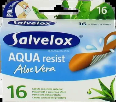 Salvelox Aqua Resist Aloe Vera 16 Uds