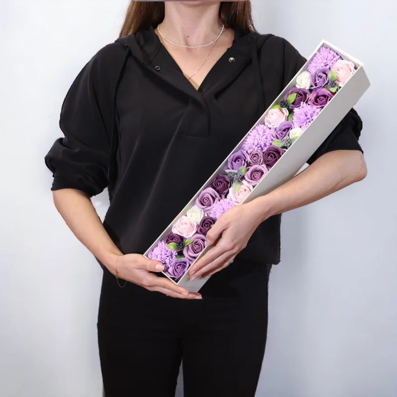 Extra Long Lavanda Rosa & Carnation — foto 1