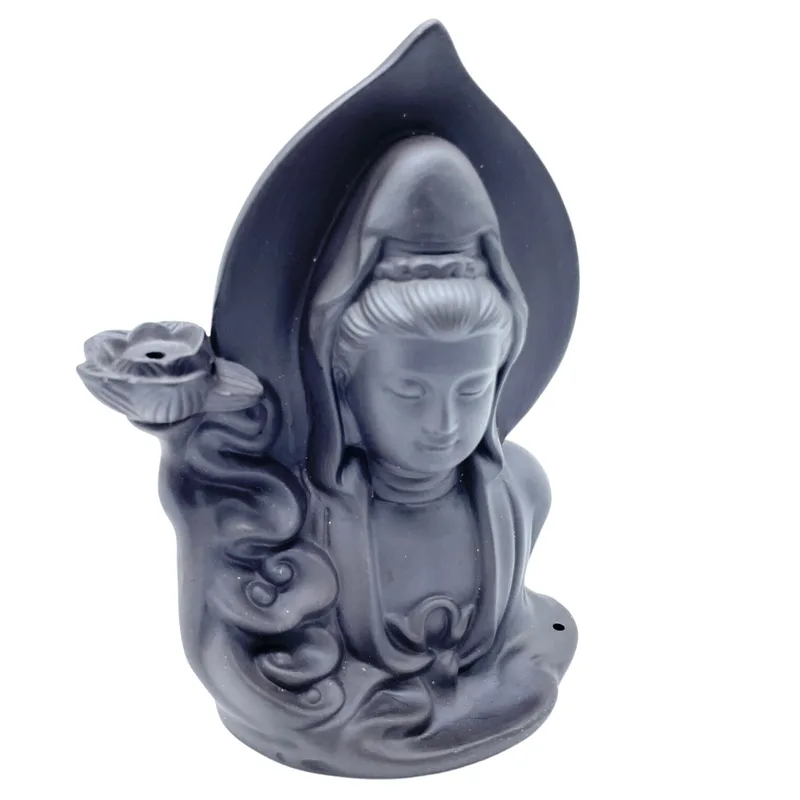 Backflow Incenso Bruciatore Serine Buddha
