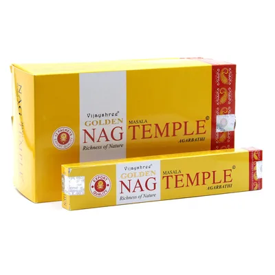 15g Golden Nag - Temple Incenso