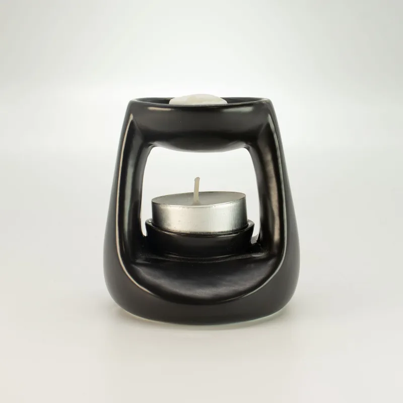 Ceramic Zen Olio Bruciatore - Small Classic - Matt Nero — foto 3