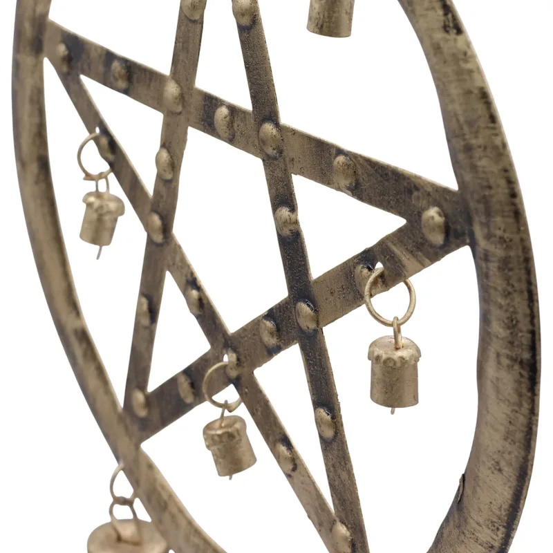Indian Chimes Pentagon with Cow Bells 25x49cm — foto 6