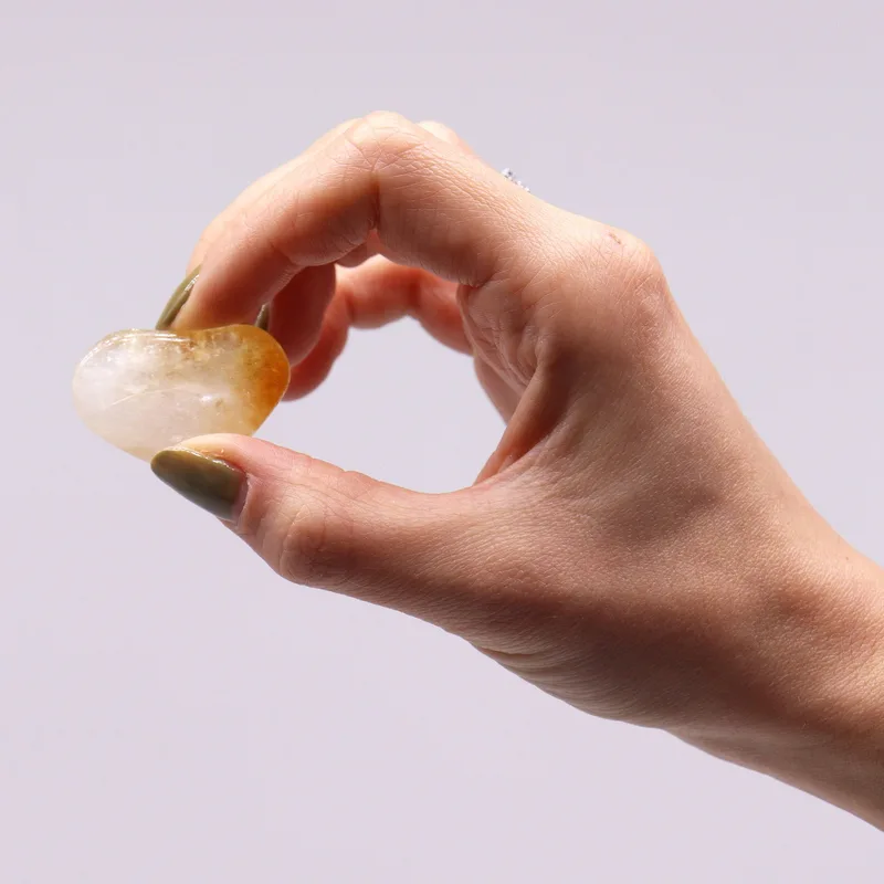 Pack of 24 Tumble Stones Citrine Quartz Grade A — foto 1