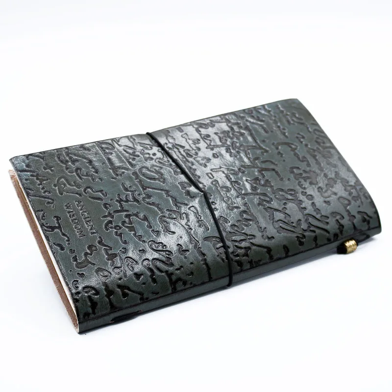 Fatto a mano Leather Journal Good Ideas and Other Dreams Grey — foto 2
