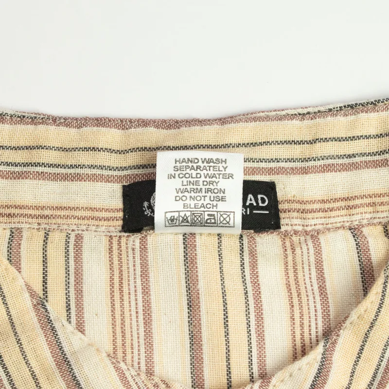 Nomad Sari Grandad Shirt Brown Beige Large — foto 3