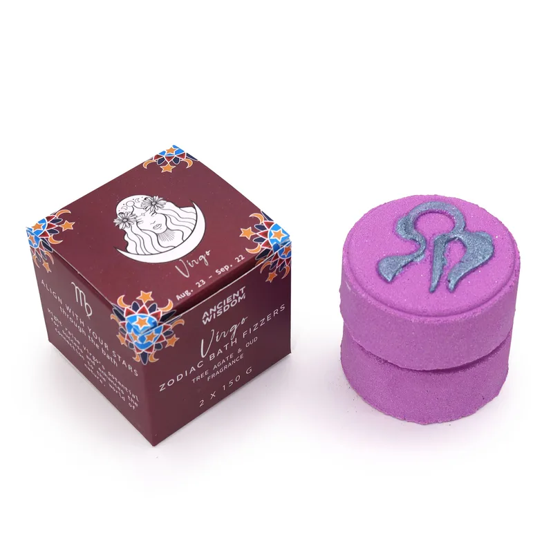 Set of Zodiac Bagno Fizzers with Horoscope - Virgo — foto 2
