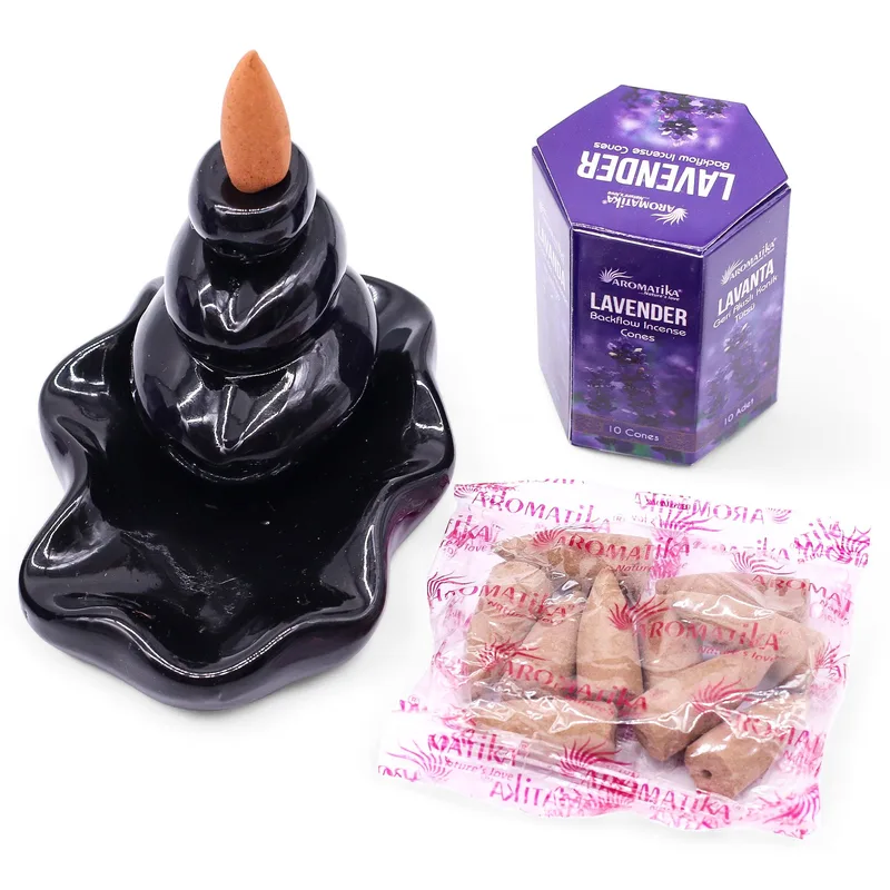 Masala Backflow Incenso pack of 10 Lavanda — foto 4