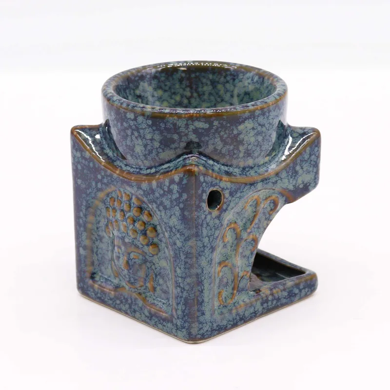 Square Buddha Bruciatore - Dusty Blu — foto 1
