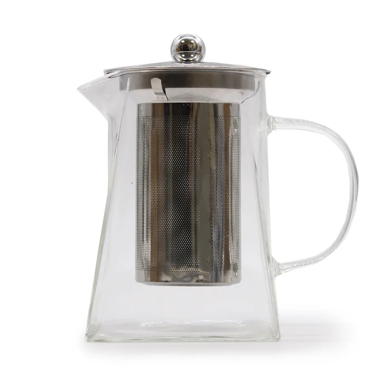 Glass Infuser Teapot Tower Shape 780ml