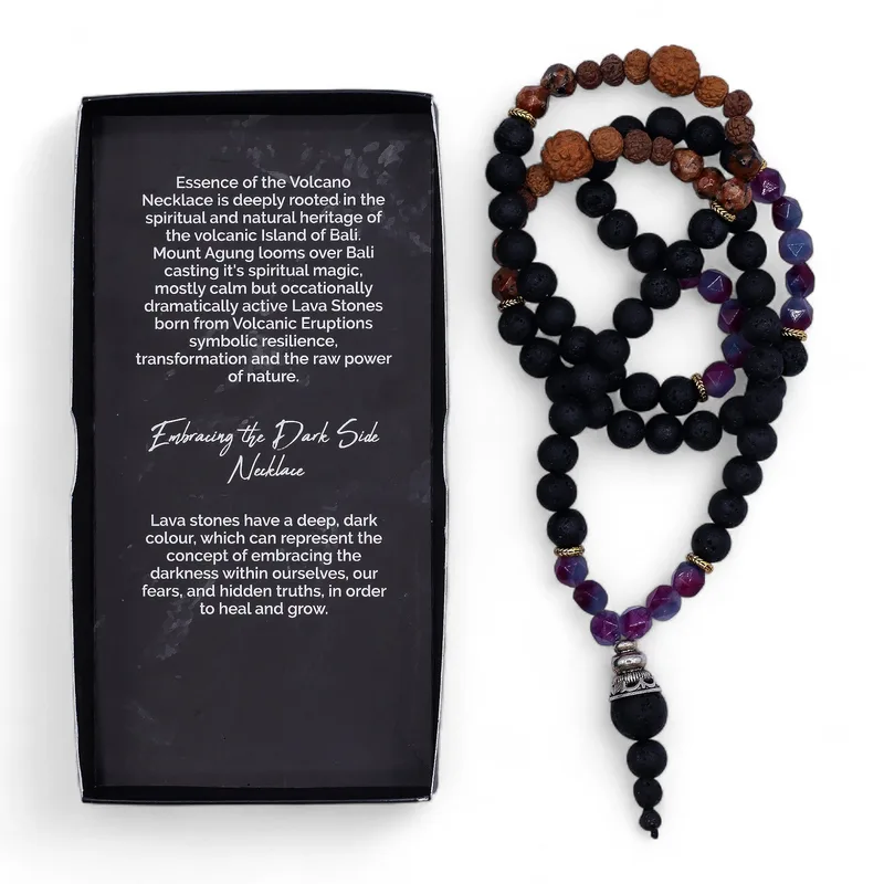 Essence of the Volcano Necklace Embracing the Dark Side