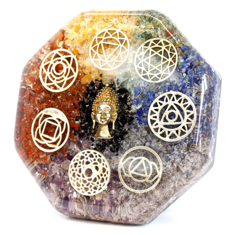 Orgonite Desk Power Packs Buddha Chakra Lrg