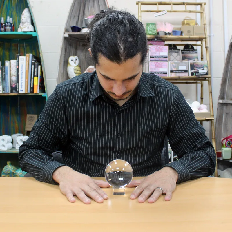 Crystal Ball on Stand 80mm — foto 1