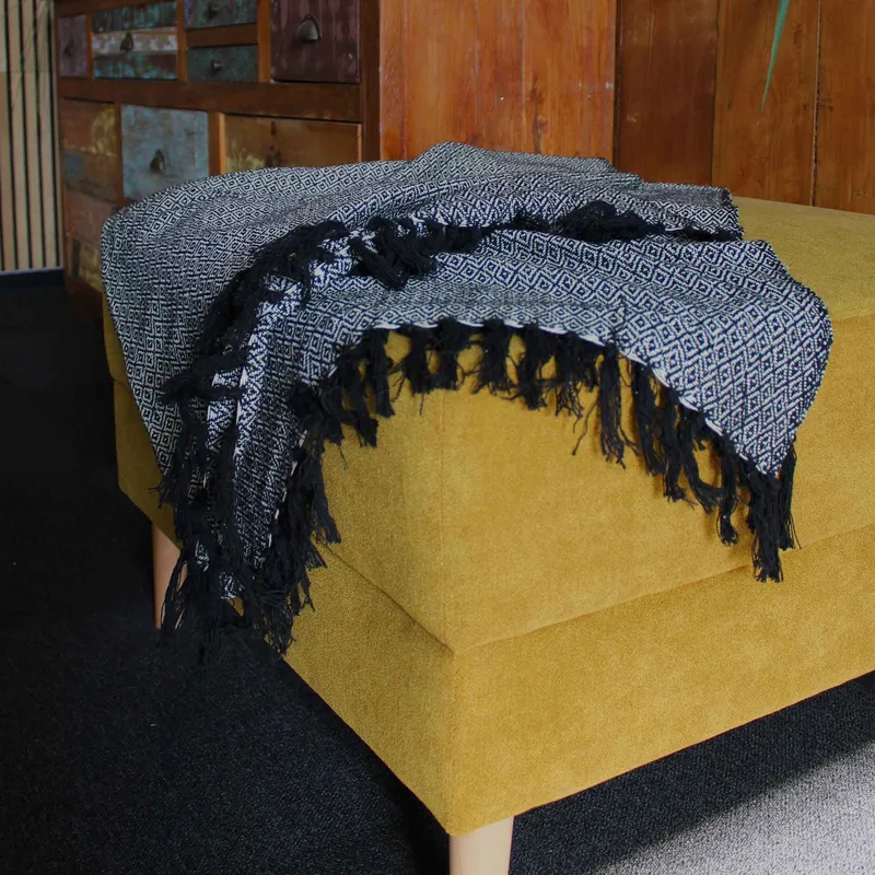 Boho Comfort Throws Charcoal — foto 1