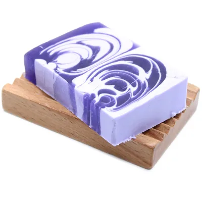 Hand-crafted Sapone - Lilac - Slice 115g approx — foto 2