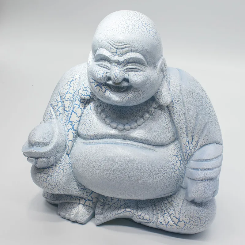 Laughing Buddha Lamp Sky Blu - Round Stand — foto 4