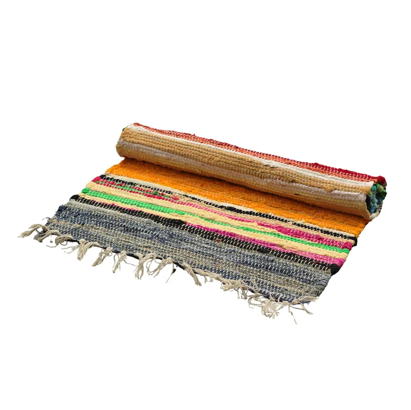 Small Rag Rug 50x90cm premium quality Rainbow Colours — foto 3