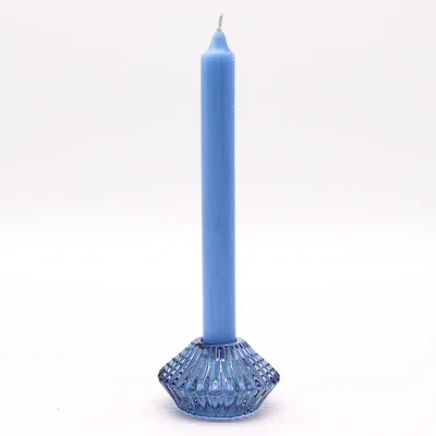 Set of 2 Fiore Flip Dinner Candela / Tealight Porta - Royal Blu — foto 5