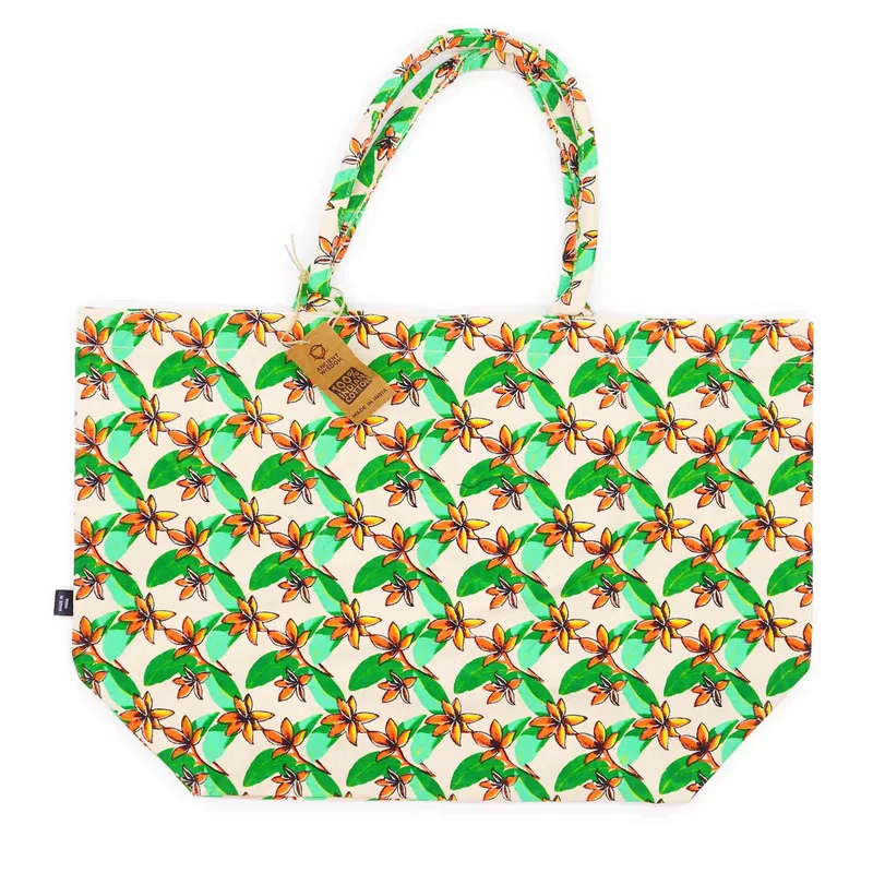Big Bright Bag Frangipani