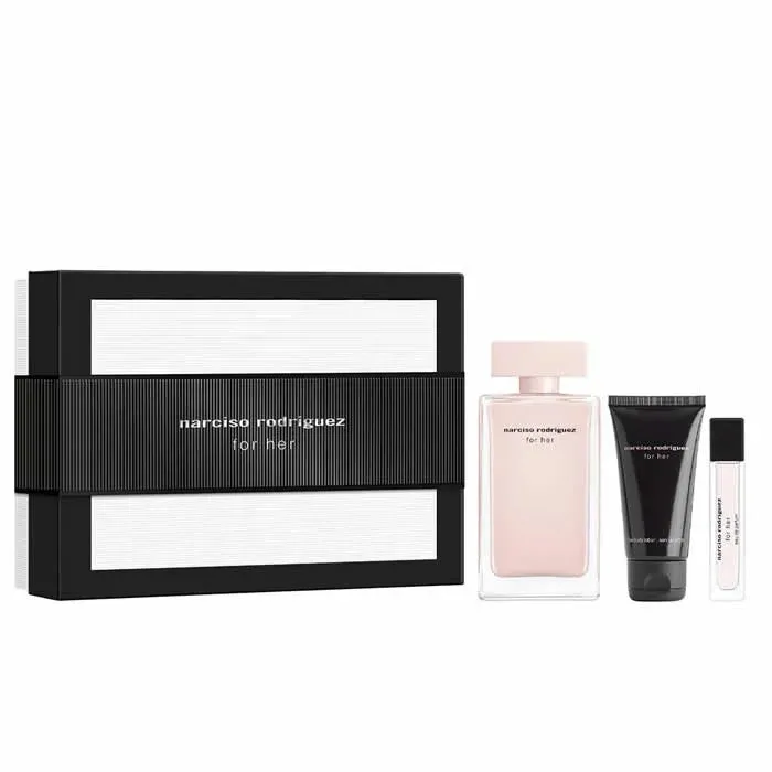 Narciso Rodriguez For Her Eau De Parfum Spray 100ml Set 3 Parti